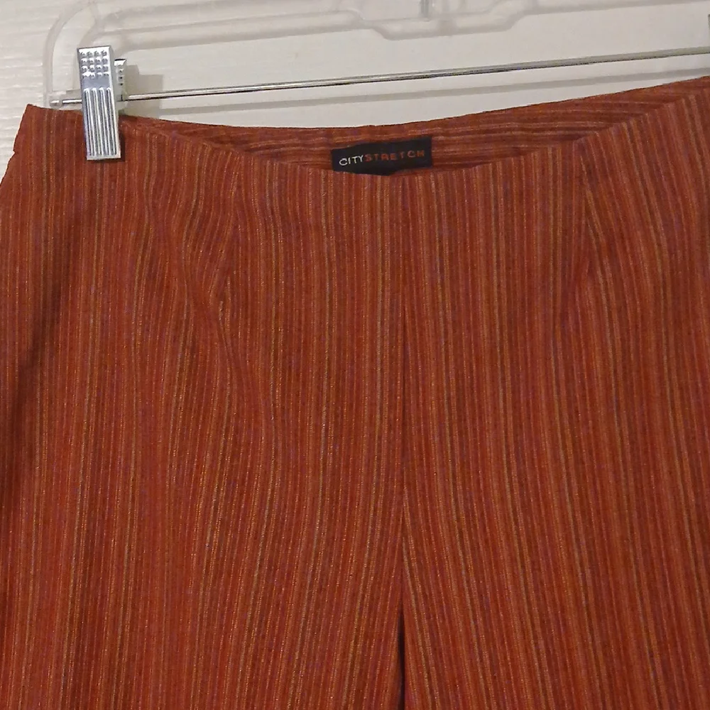 New York and Company Men's Brown Striped Pants